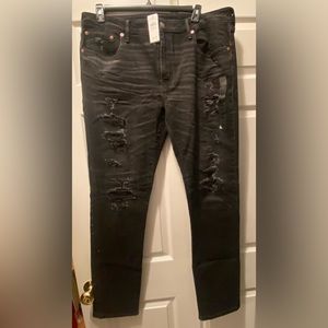 NWT Men’s black American Eagle skinny stretch  jeans
